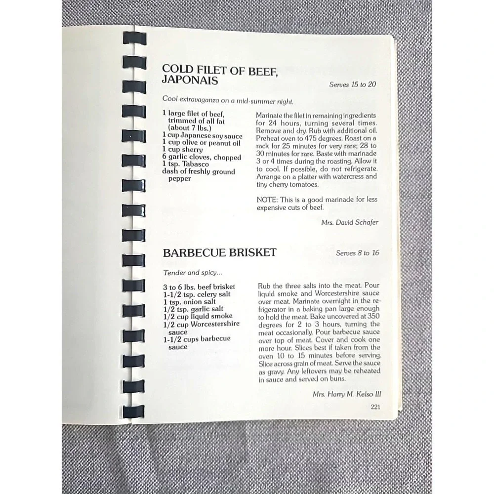 Chicago Entertains Vtg Cookbook Kenilworth Union Church Illinois 1st Edition